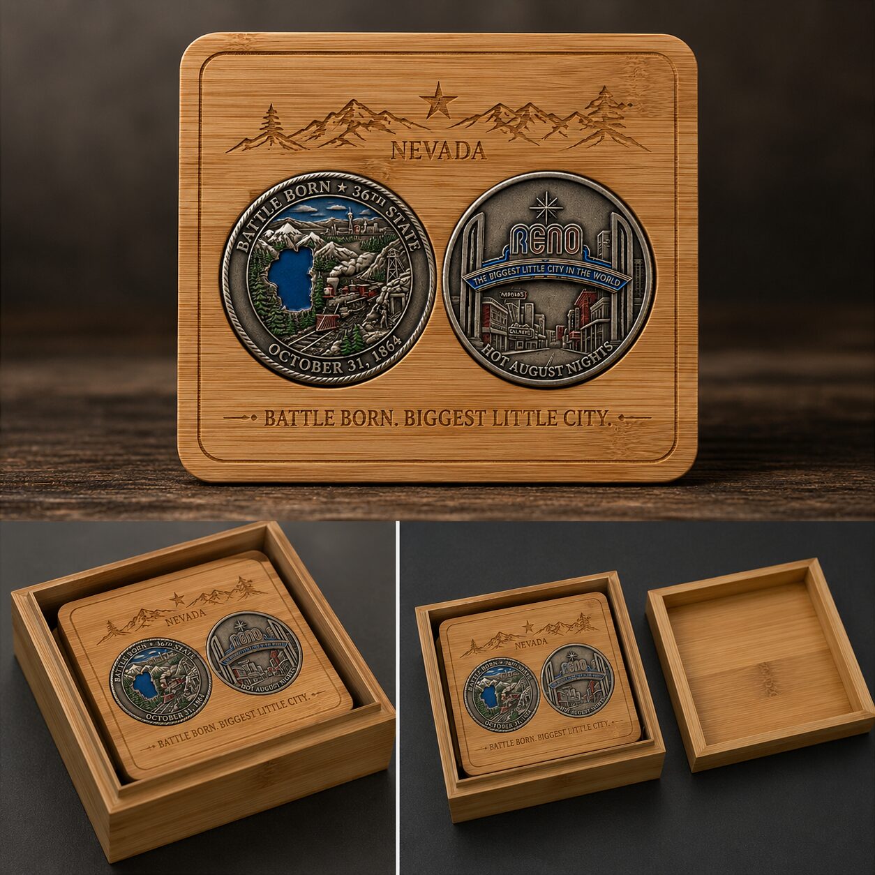 Full Presentation with bamboo gift box
