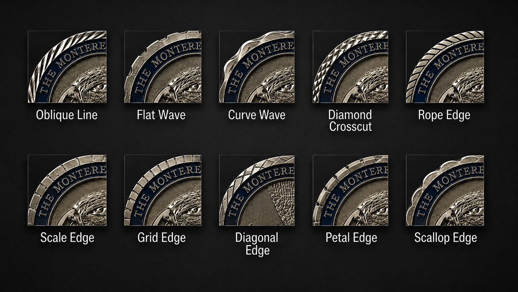 Face border trim options
